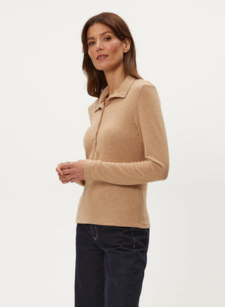 ISSA RIB MIX HENLEY