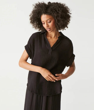 Michael Stars Gigi Gauze Popover Top - Taryn x Philip Boutique