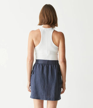 Michael Stars Martina Linen Button Front Skirt - Taryn x Philip Boutique