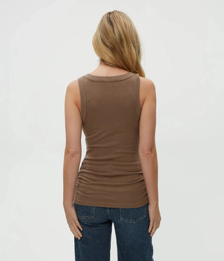 Michael Stars Halley Ruched Side Tank
