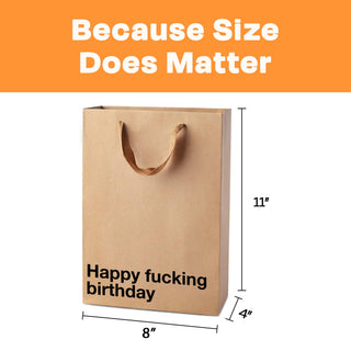 MilkToast Brands - "Happy f•cking birthday" Funny Gift Bag