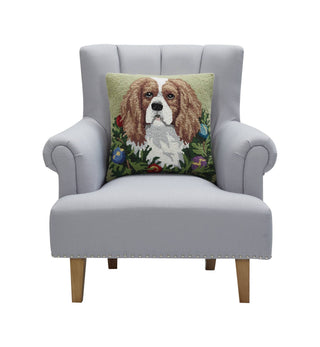 Peking Handicraft - Holiday King Cavalier Spaniel Hook Pillow
