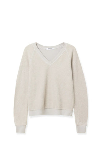 Perfect White Tee V-Neck Raglan Sweatshirt