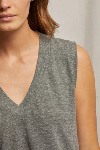 white tee margot sleeveless tank