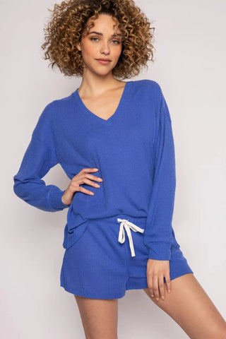 PJ Salvage Long Sleeve The Remix Top Baby Pink - Taryn x Philip Boutique