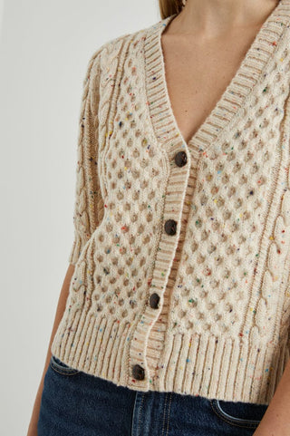 Rails Isla Cream Confetti Cardigan - Taryn x Philip Boutique