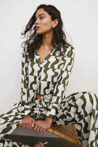 Rails Ledger Shirt paired with Rails Damani Pants