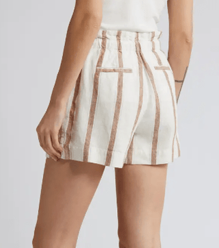 Foster Shorts in Coconut Stripe