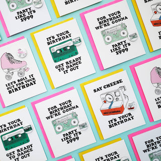 1999 lapel pin greeting card