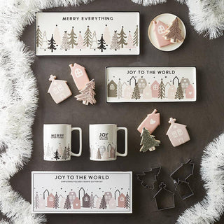 Christmas Village Cookie Cutter Book Box - Set of 4 - Taryn x Philip Boutique