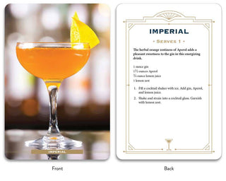 Simon & Schuster - Gin Cocktail Cards A–Z by Adams Media