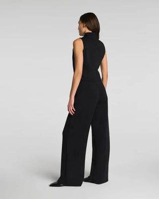 SPANX AirEssentials Shawl Collar Half Zip Jumpsuit