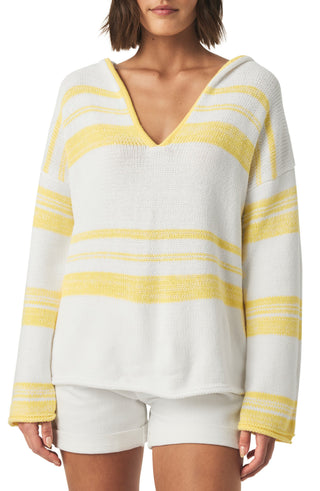 Splendid Blondie Hooded V Neck Sweate