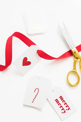 Sugar Paper - Red Heart Gift Tag (Box of 10)