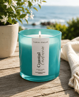Aqua Glass • Coastal Cashmere 7.5oz Candle