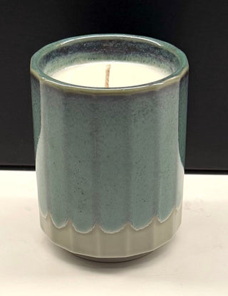 Jade Ceramic Tea Cup Candle | Sea Mist