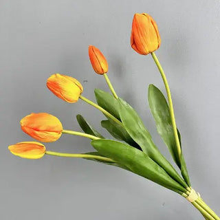 Sweet Home Deco 19'' Real Touch Tulips Bunch