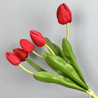 Sweet Home Deco 19'' Real Touch Tulips Bunch