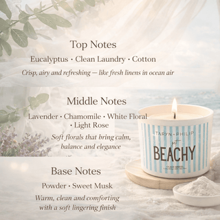 Get Beachy 3.5oz Candle: Ocean Breeze