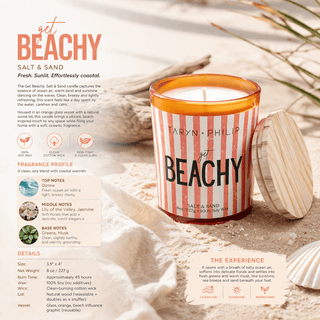 Get Beachy: Salt & Sand 8oz Candle