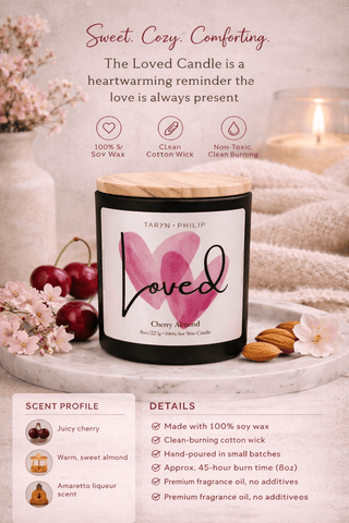 Taryn x Philip "Loved" Scented Candle