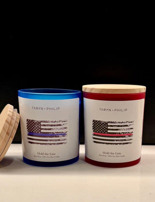 Thin Blue Line: Hold the Line Candle 8oz