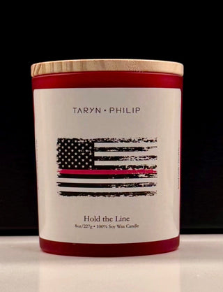 Thin Red Line: Hold the Line Candle 8oz