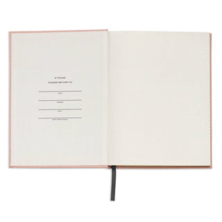 Wit & Delight - Pink Linen Note to Self Journal