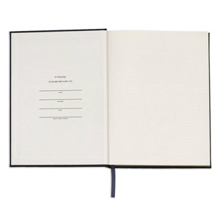 Wit & Delight - Black Linen Note to Self Journal: Linen