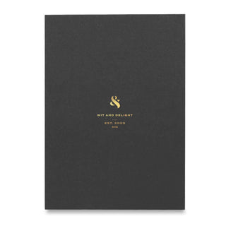 Wit & Delight - Black Note To Self Journal