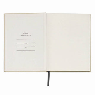 Wit & Delight - Cream Linen Note To Self Journal