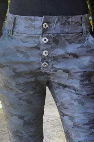 Bevy Flog Ronit Grey Camo - Taryn x Philip Boutique