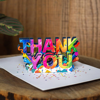 Cardstalked - Handmade pop-up Thank You Card-Unique Appreciation