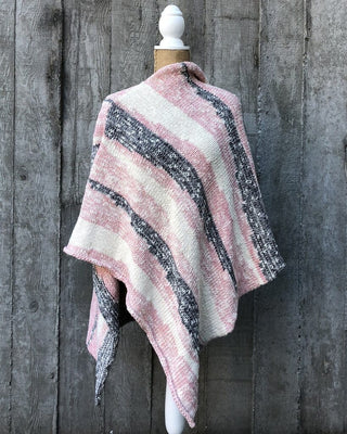 Chloe & Lex Striped Karrie Poncho - Taryn x Philip Boutique