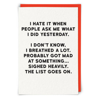 Sighed Greetings Card - Taryn x Philip Boutique
