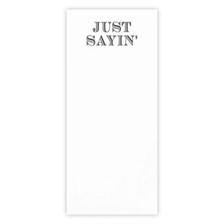 Notepaper in Acrylic Tray - Just Sayin' - Taryn x Philip Boutique