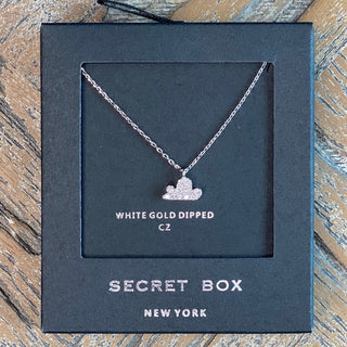 Gold and CZ Cloud Necklace - Taryn x Philip Boutique