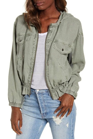 Splendid Bohdi Jacket in Spring Green - Taryn x Philip Boutique