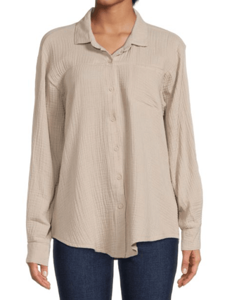 Splendid Addie Shirt in Sand - Taryn x Philip Boutique