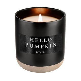 Hello Pumpkin 12 oz Soy Candle - Fall Home Decor & Gifts - Taryn x Philip Boutique