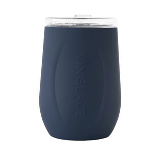 Navy Glass Lined Wine Glass - Taryn x Philip Boutique